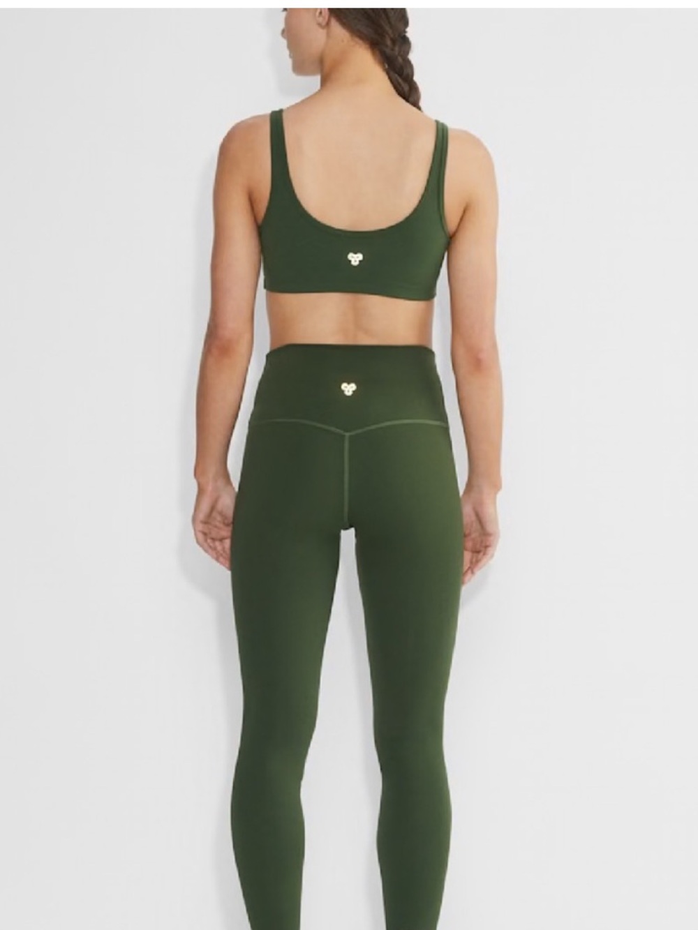 Aritzia Forest Green High-Rise Leggings